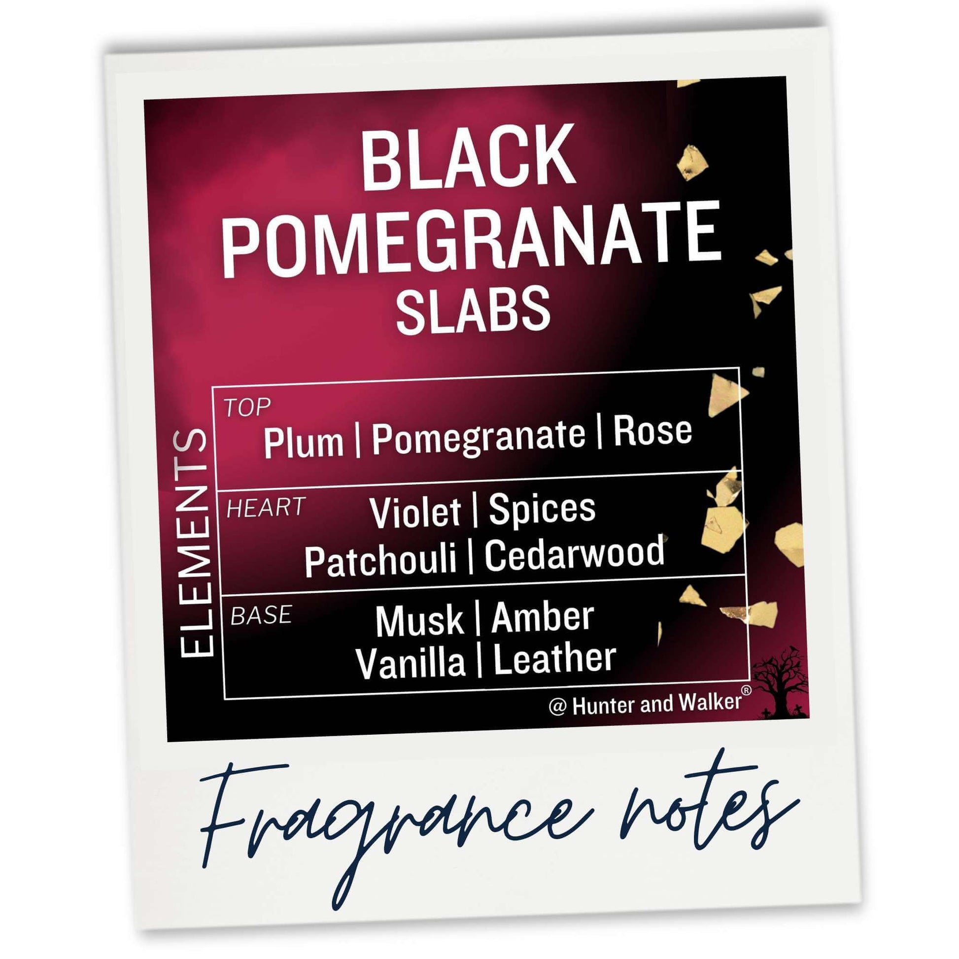 Black Pomegranate Halloween Fragrance Notes Polaroid