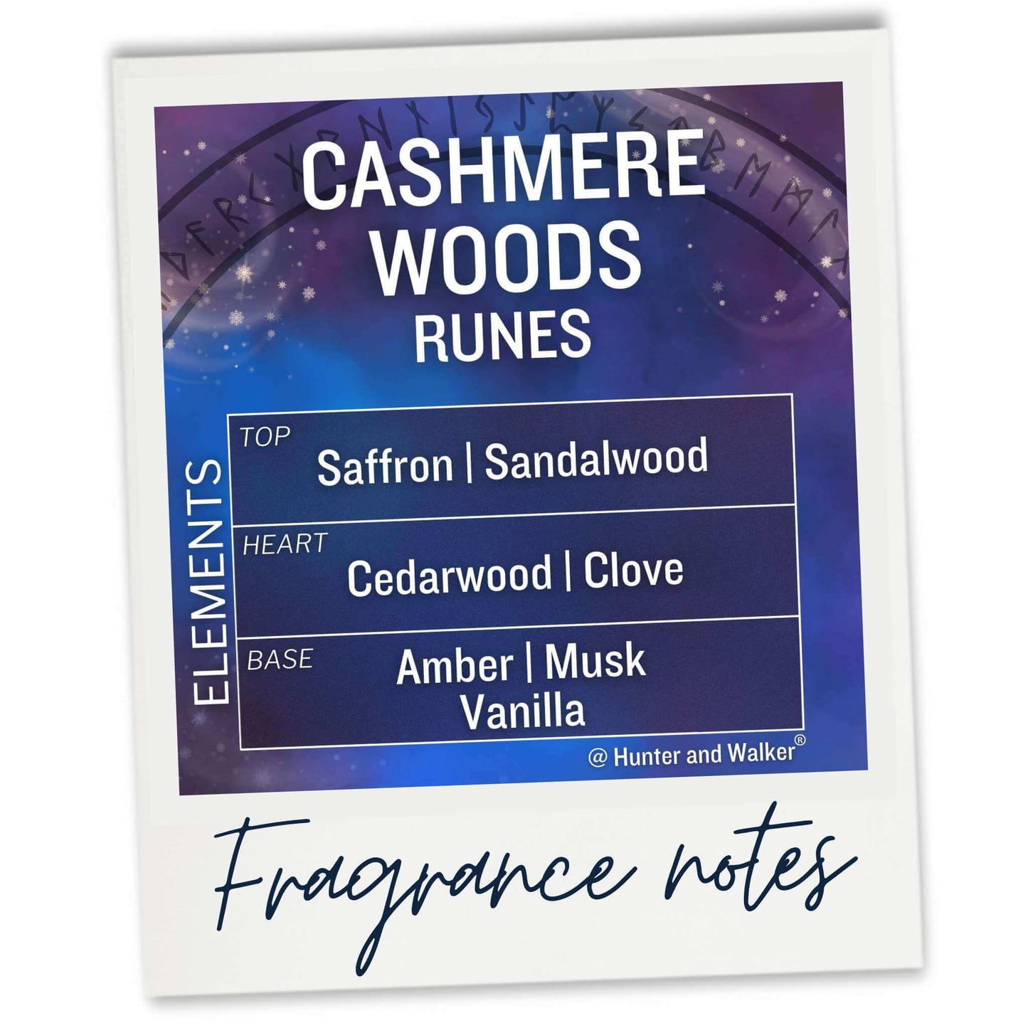 Cashmere Woods Halloween Fragrance Notes Polaroid