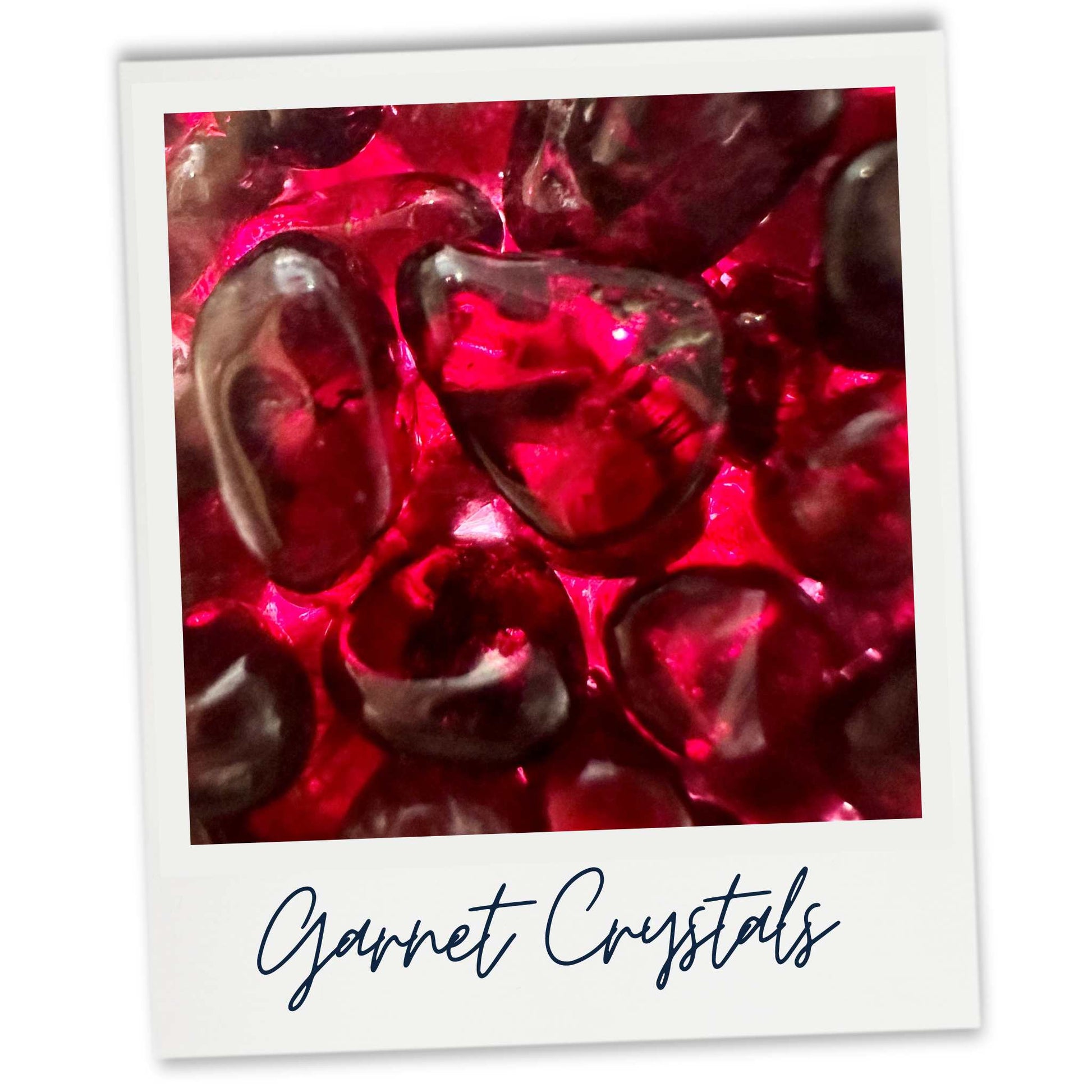 Garnet crystals used in our wax melts