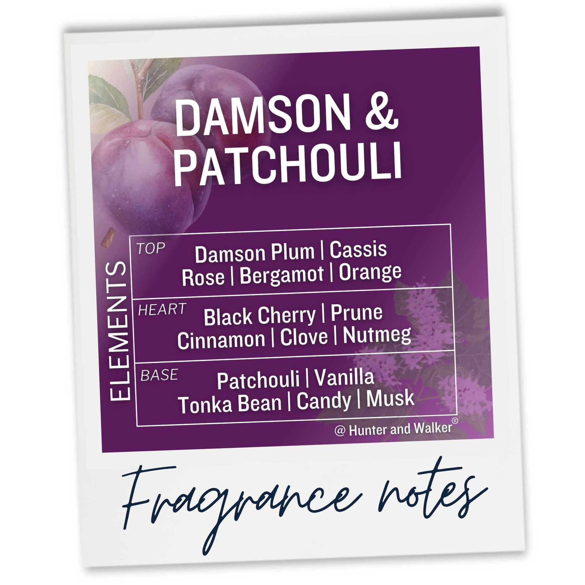 Patchouli Wax Melt Fragrance Notes