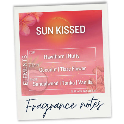 Sun Kissed wax melt fragrance notes