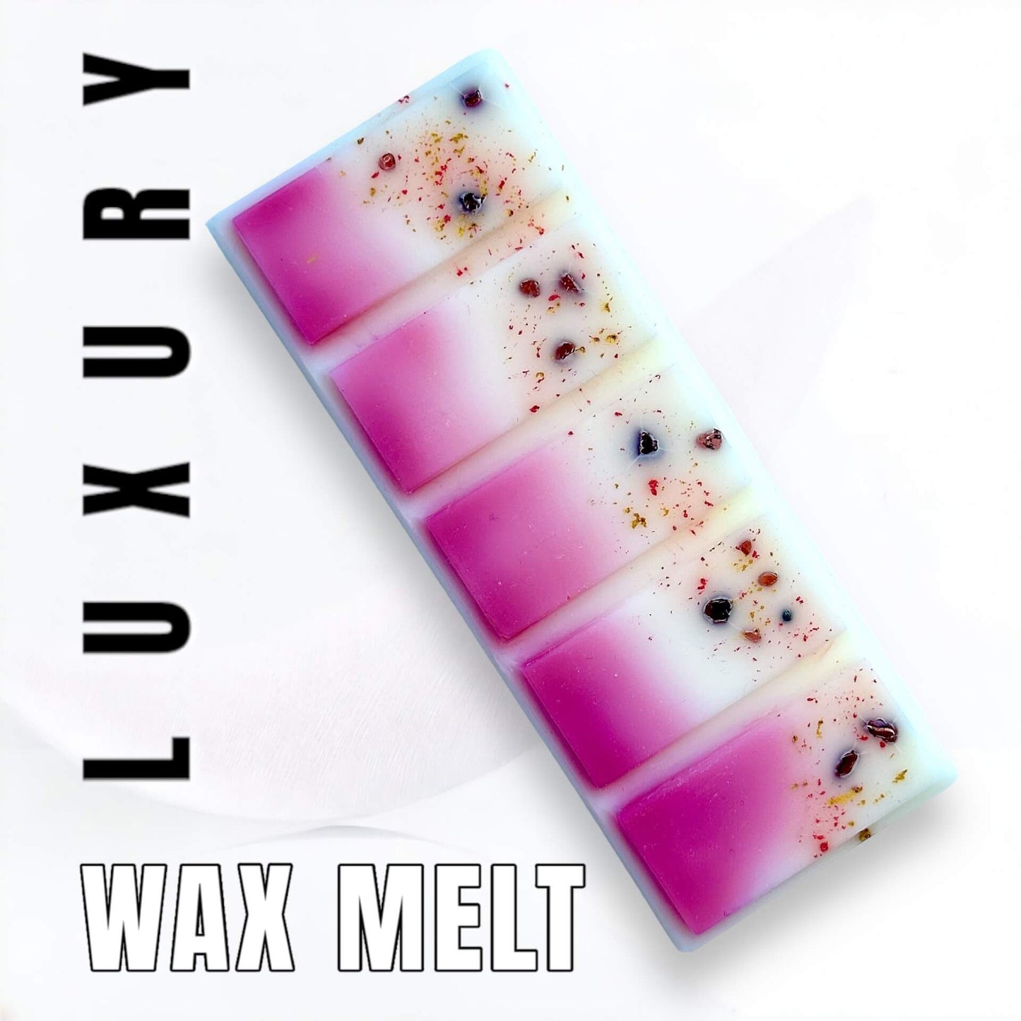 Black Plum and Rhubarb wax melt. Main image