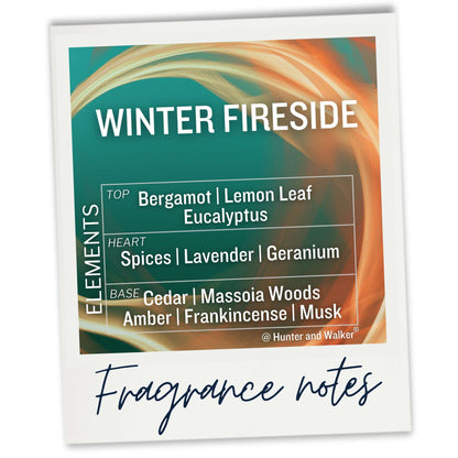 The fragrance notes of our Fireside Wax Melts